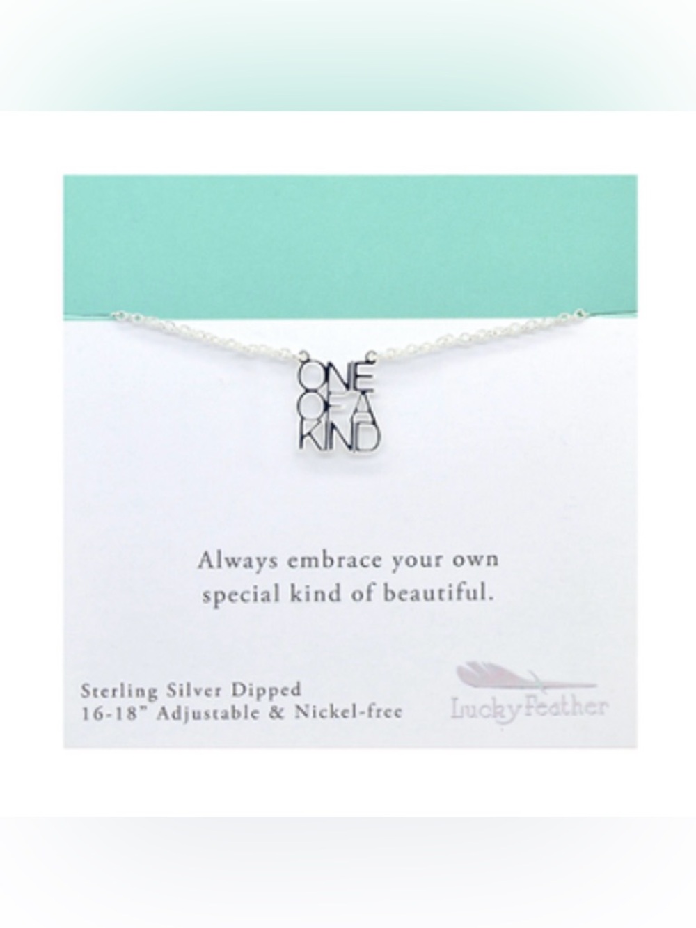 Lucky Feather - ONE OF A KIND Necklace